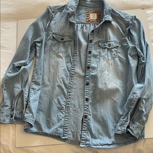 Matilda Jane Good Hart Denim Top XS